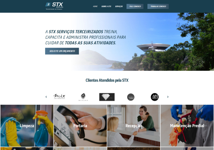 Print do projeto STX