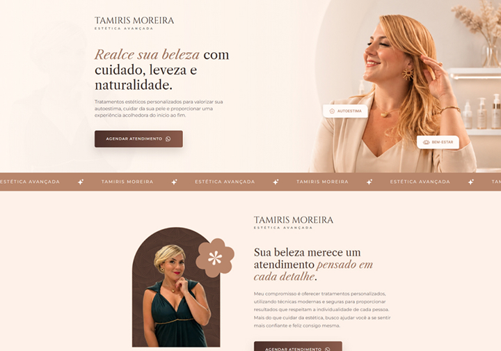 Print do projeto Tamiris